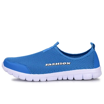 

New Unisex Light Sneakers Summer Breathable Mesh Female Running Shoes Lady Trainers Men Walking Outdoor Sport Footwear Shoes