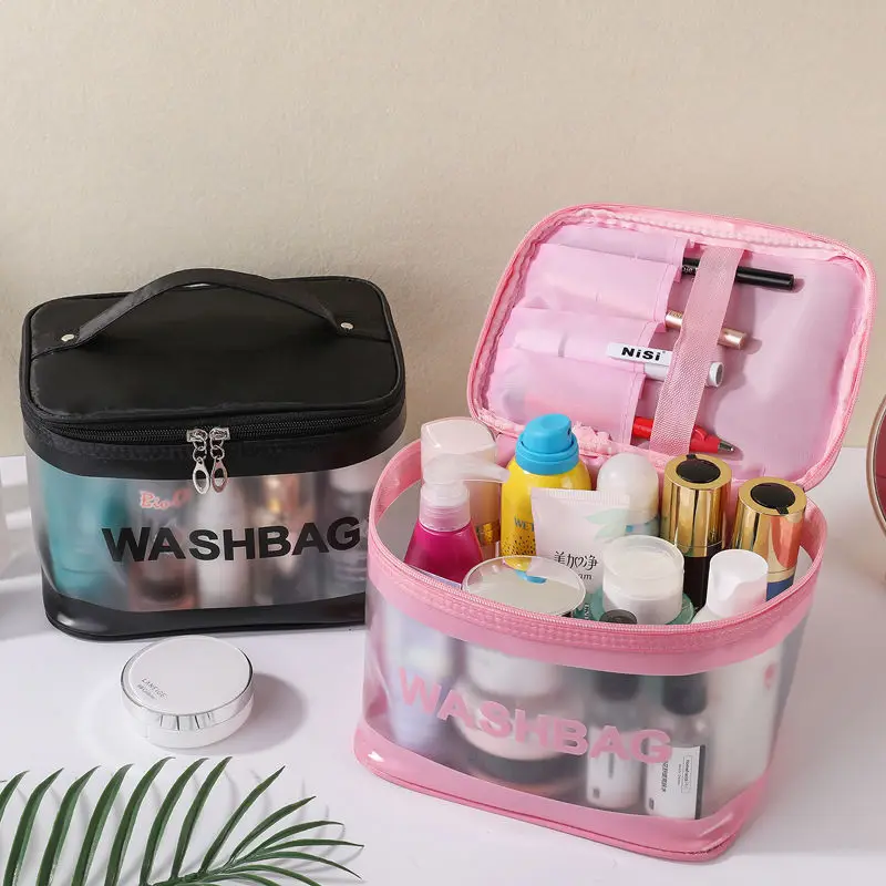 Women's Cosmetic Bag Female 2021 New Portable Travel Waterproof Large Capacity Storage Box Fashion Makeup Toiletry Bag Organizer