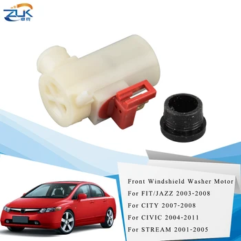 

ZUK Windshield Washer Motor Pump For HONDA CIVIC 2004-2011 FIT JAZZ 2005-2008 FIT SALOON 03-06 STREAM 2001-2005 RL CITY 07-08