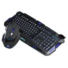 Стильная клавиатура с подсветкой для русской игры и Мышь Комбинированный набор с RGB подсветкой супер большой настольный ноутбук поддержка ПК коврик