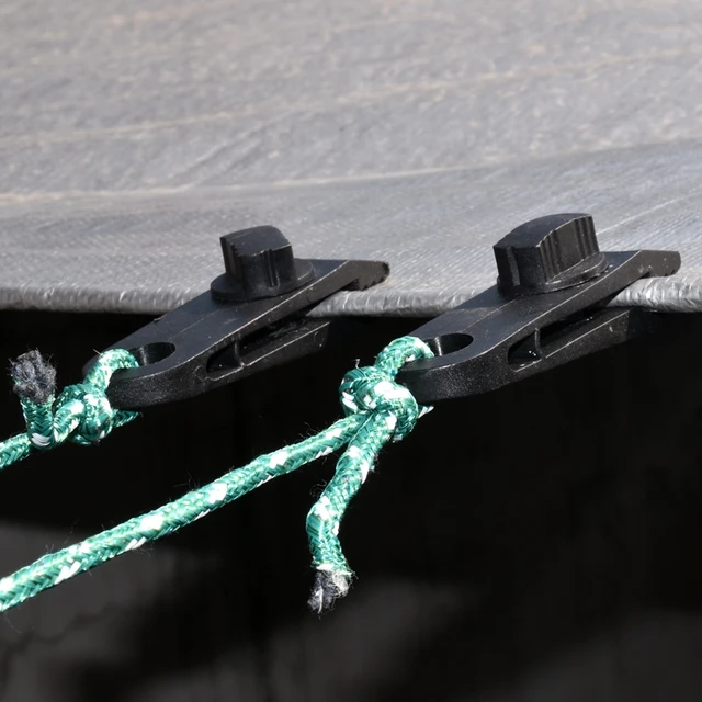 1 ~ 50Db Nejlon Műanyag Ponyhabilbikáló Napfényes Esőkendőkkel Rendelkező Sátor Klip Üvegházhatású Horog Kerítés Lóg - Image 5