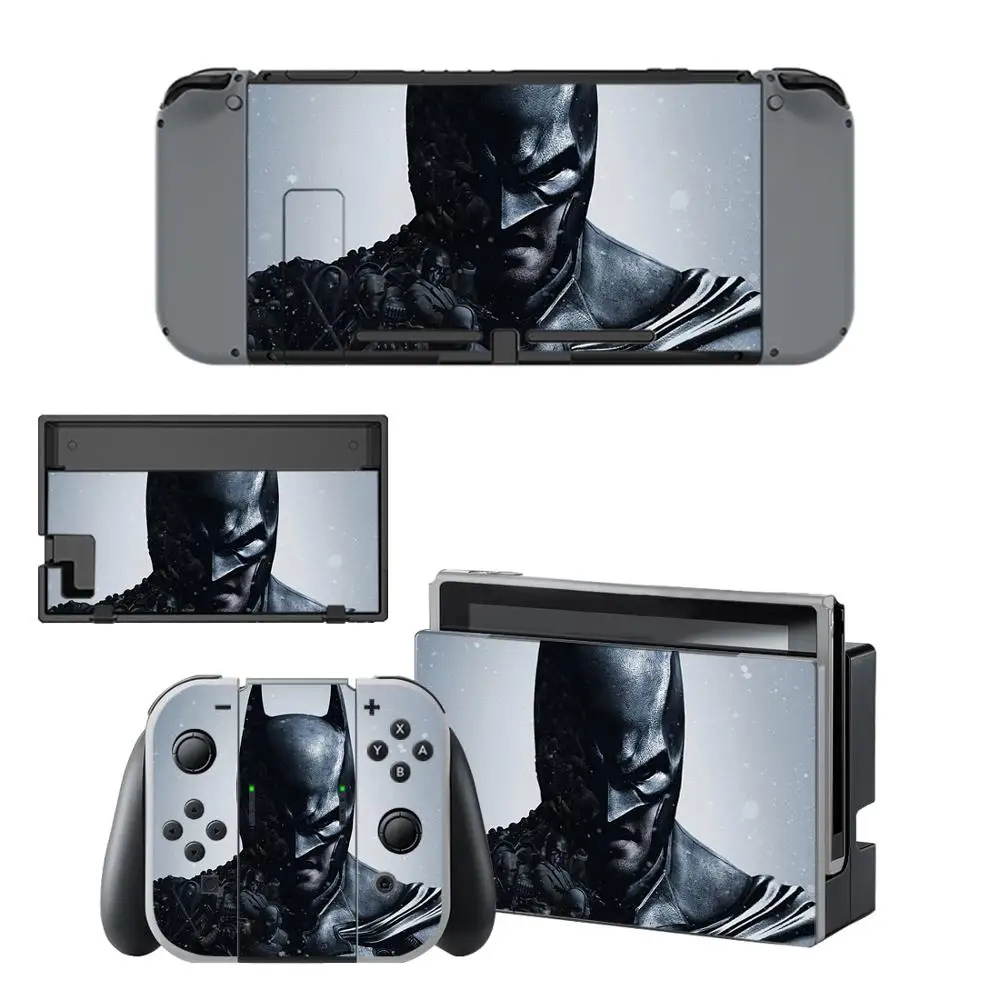 Наклейка с Бэтменом для nintendo switch с кожицей для nintendo Switch консоль Joy-con контроллер Dock Skins наклейка