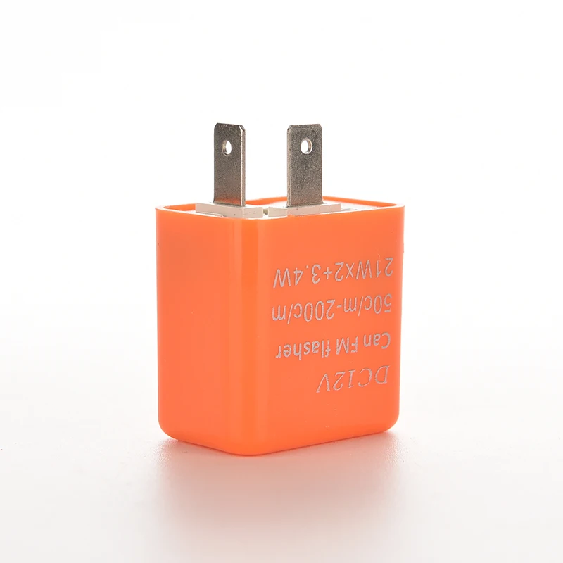 Orange 2 Pins Flasher Relay Fix DC 12V Speed Adjustable Turn Signal Indicator Resistor Orange 2 Pins Flasher Relay Fix DC 12V Speed Adjustable Turn Signal Indicator Resistor