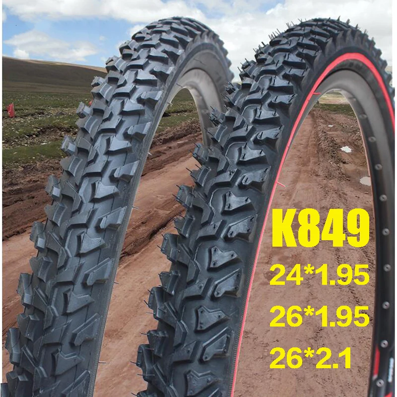 KENDA MTB Bike Tire 26/24*1.95" Clincher Durable  Cross-Country Tyre Inner Tube 