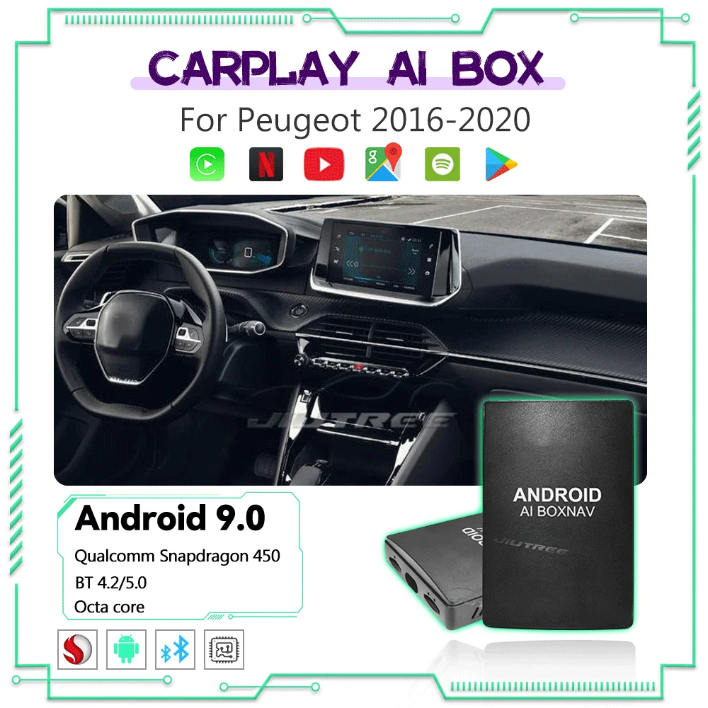 Apple Carplay For Peugeot 208 Smeg3.0 Wireless Android Front And Rear  Camera Interface Airplay Screen Mirroring Receiver - Car Ai Box - AliExpress