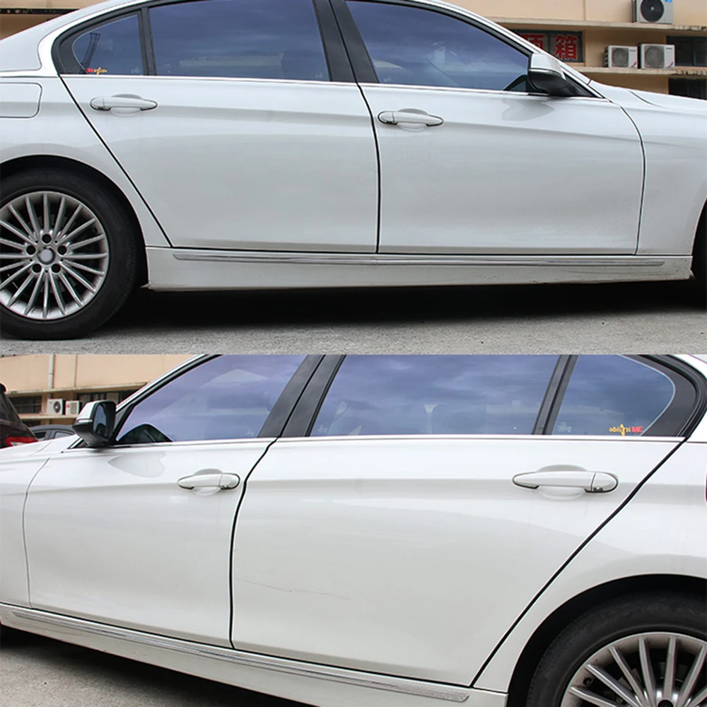 Универсальная защита края двери автомобиля от царапин полоса обода протектор бампера резиновая уплотнительная отделка молдинг Стайлинг для Audi BMW VW Ford SUV
