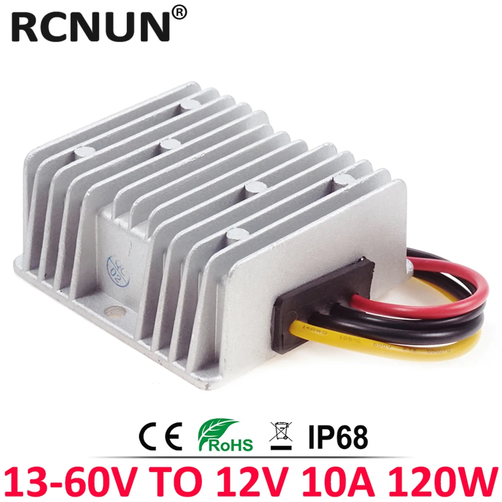 Понижающий преобразователь постоянного тока RCNUN 24 В 36 48 60 в 72 до 12 5 А 10 20 60-12