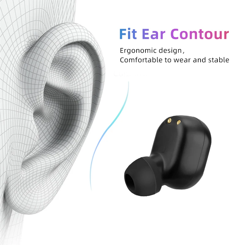 TWS M1 Wireless Bluetooth Headsets VS Redmi Airdots Earbuds Wireless Earphones with Mic Earbuds for iPhone Xiaomi Huawei Samsun