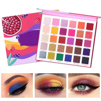 

30 Color Eyeshadow Palette Matte Pearly Lustre Shimmering Long Lasting Eye Shadow NShopping