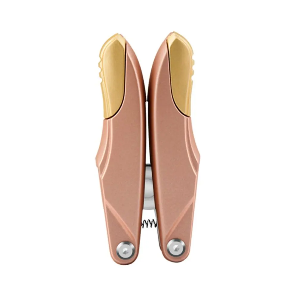 ROSE GOLD Многофункциональные складные кусачки для ногтей Olecranon интенсивные доспехи для ногтей специальные кусачки для ногтей Ножницы для ногтей - Цвет: ROSE GOLD