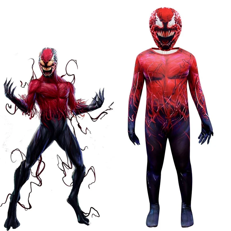 New Red Venome Vidio Costume Tuta Per Bambini Tuta Ragazzi Symbiote Costumi Cosplay Super Kids Cosplay Costumi Di Halloween Per Ragazzi