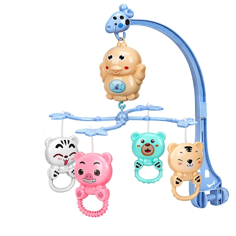 Baby Crib Rattles Music Educational Toys Bed Bell Carousel for Cots