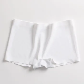 

2pcs Invisible Safety Short Pants Sexy Underwear PRAYGER One Piece Silk Smooth Body Boxers