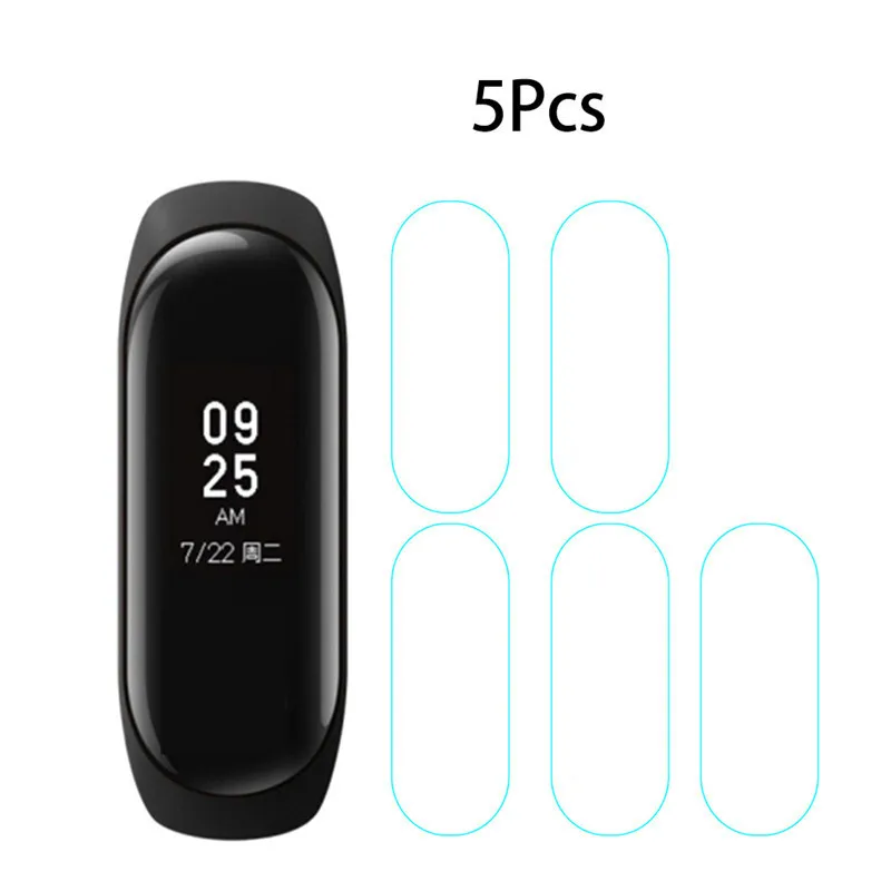 Mi band 4, 5 шт., 2 шт., 1 шт., защитная пленка для экрана, Защитная пленка для Xiaomi mi band 4, против царапин, mi band 4, браслет mi band 4 - Цвет: 5 pcs