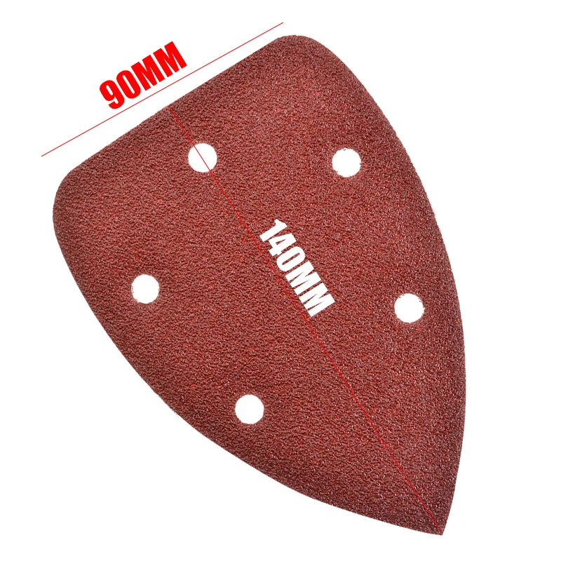  40pcs New Triangle Sanding Sheets Pads Sandpaper with 5 Holes for Grinding Tool Mayitr