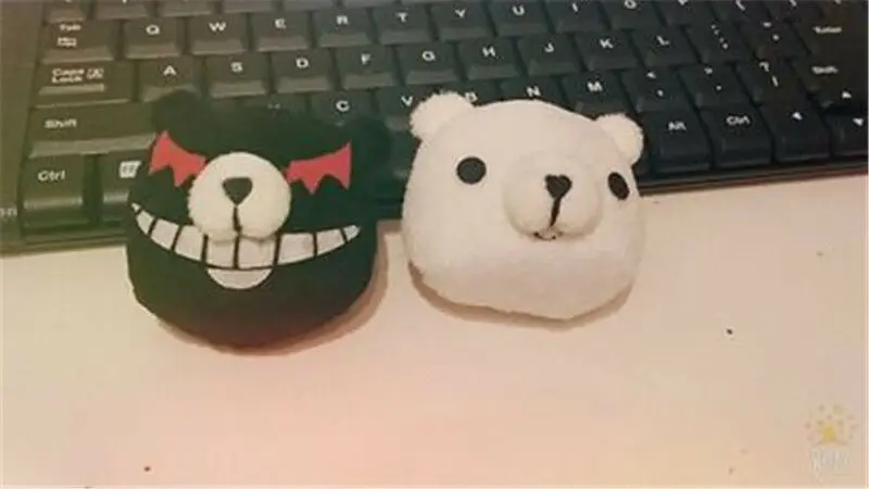 Dangan Ronpa джунко эношима моно Кума шпильки с медвежонком заколка для волос с кроликом косплей реквизит