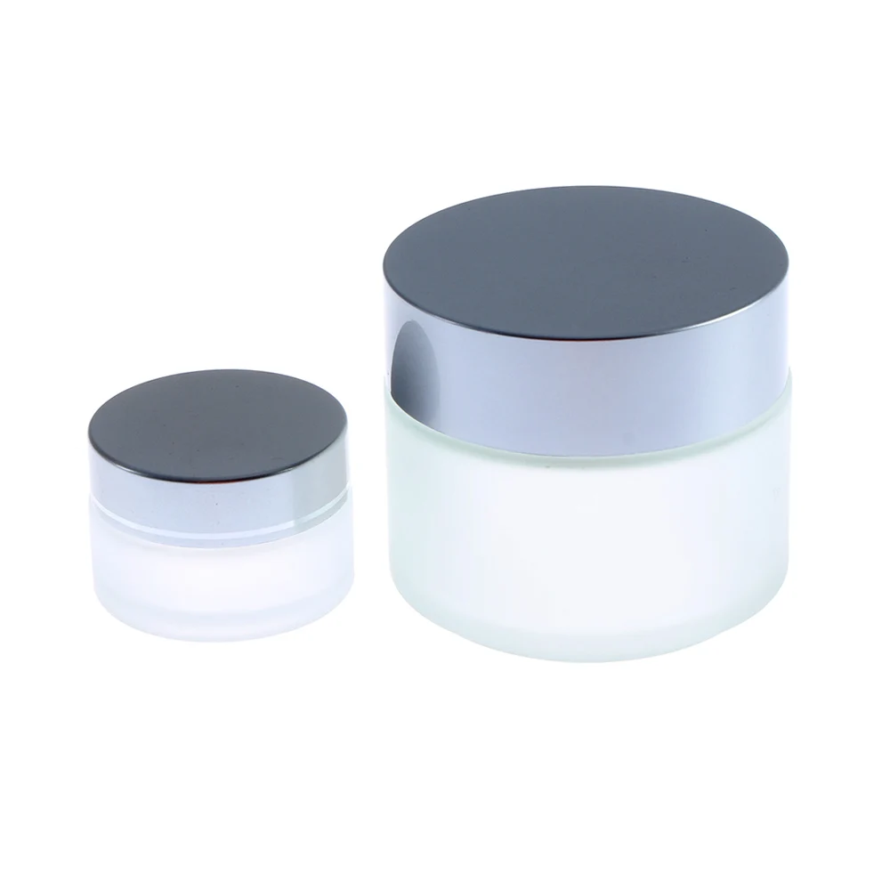 Milchglas Nachfüllbare Salbe Flaschen Leere Kosmetische Jar Pot Lidschatten Gesicht Creme Container 5/10/15/20/30/50/100g 1pc – Detail 11