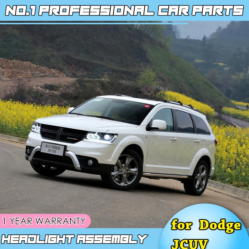 Автомобильный Стайлинг для Dodge JCUV 2009- высокая интенсивность разряда композитный головной светильник HID светильник