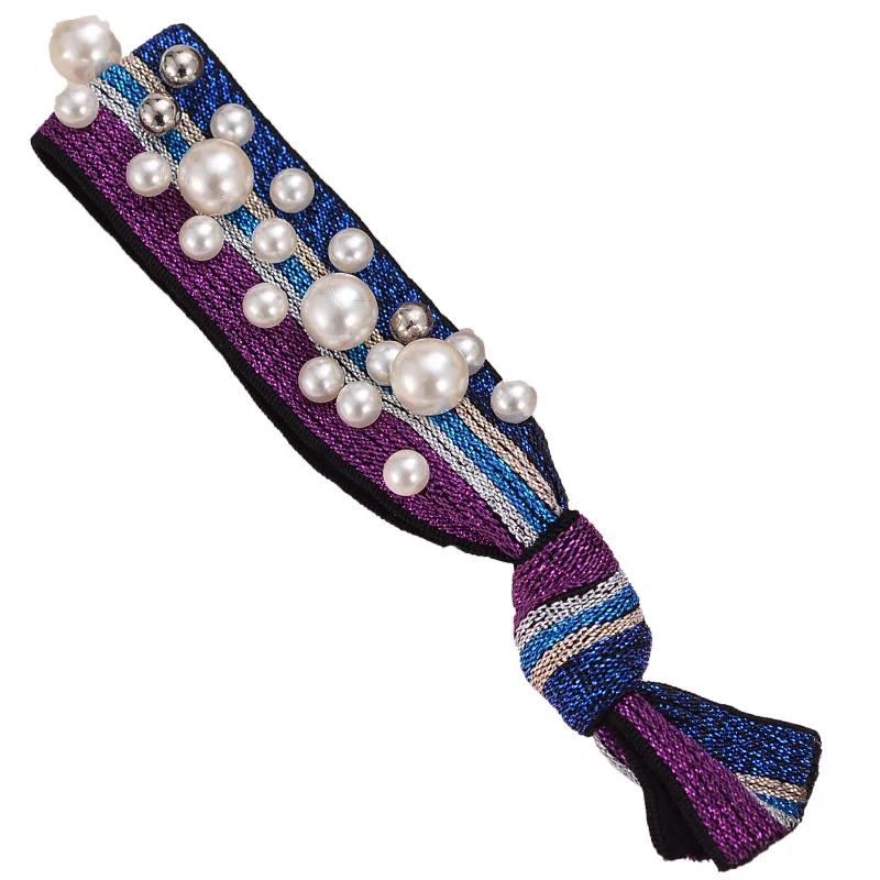 Чистый ручной шарик для ногтей цветная яркая нить узел волос веревка высокая