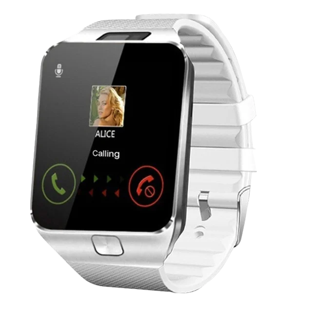 dz09-white NEW Smart Watch Women Men Sport Pedometer With SIM Camera Smartwatch for Android HUAWEI Apple Samsung watch Pk Z60 DZ09 GT08 - Цвет: dz09-white