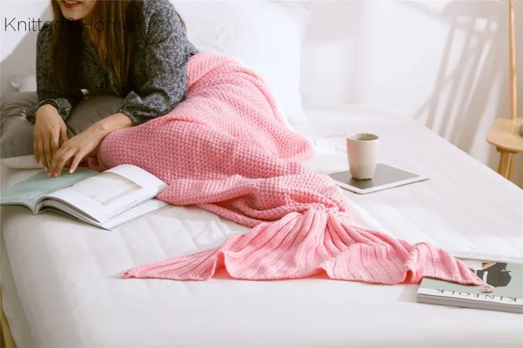 Mermain blanket pink 2
