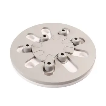 

Pet Slow Feed Bowl Leak Food Training Puzzle Dog Toy Dispenser Board Basin Y5GB