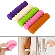 5 шт./лот, чехлы для дверных ручек, накладки, спиральные, анти-столкновения, защитная дверная ручка, Защитная крышка для Прямая поставка