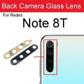 

2pcs for Xiaomi Redmi Note 8T Back Rear Camera Glass Lens with Adhesive Sticker Glue For Redmi Note 8T Replacement Parts