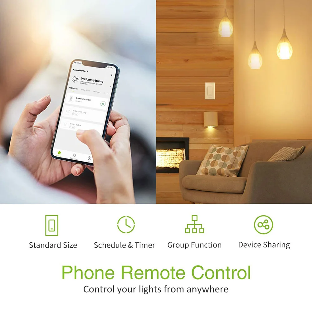 Smart Switch UseeLink Zigbee ЕС Великобритания сенсорный настенный светильник переключатель