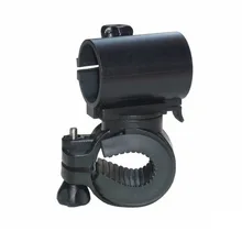 Велосипедный фонарь на полке, вращающийся на 360 градусов, цилиндрический кронштейн для лампы, фонарик с фиксированным зажимом, зажим для LC-3