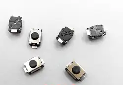 10 шт./партия 3*4*2 мм тактовая кнопка SMD 2 Pin Micro Jog Key переключатель 3*4*2H маленький турбинный переключатель