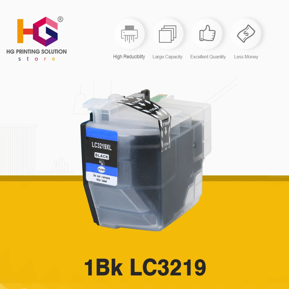 

1BK Compatible for LC3219 LC3219XL Ink Cartridge For Brother MFC-J5330DW J5730DW J5930DW J6530DW J6935DW 3219xl lc3217 lc3217xl