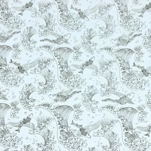 140*50 см мультфильм волна Карп хлопок ткань мужская рубашка юбка Diy ручной работы дизайнерское постельное белье домашний кошелек из ткани одеяло