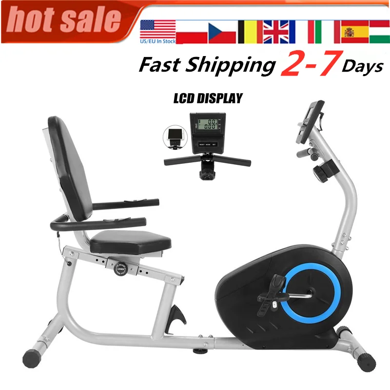 Exercise Bike Fitness equipment Reclining Bicycle Resistance