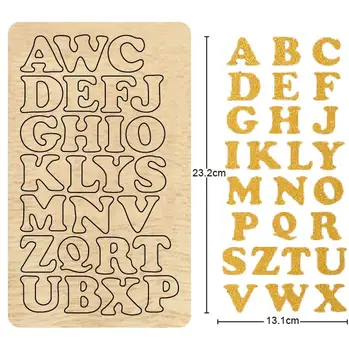 

alphabet suit DIY new wooden mould cutting dies for scrapbooking Thickness/18mm