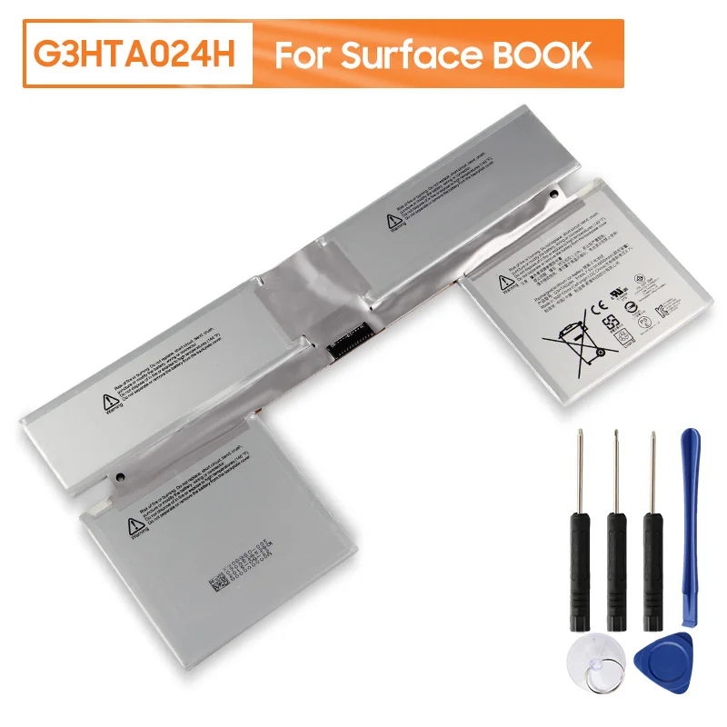 

Replacement Battery G3HTA024H For Microsoft Surface BOOK Genuine Rechargeable Battery 6800mAh With Free Tools