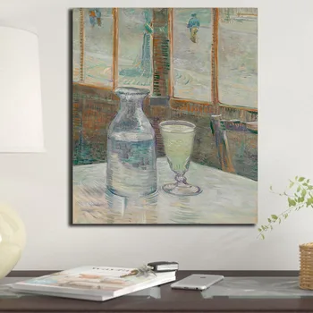 

Still Life with Glass of Absinthe Abstract Pictures Home Decor for Living Room Cuadros Wall Art Painting Artwork Decoration
