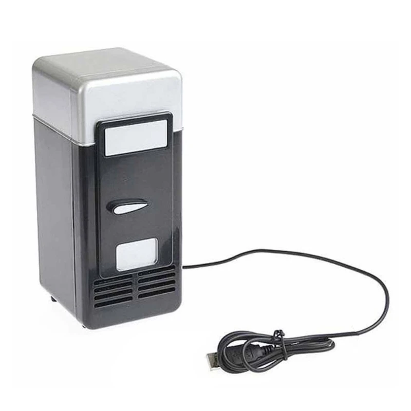 Portable Mini 780ml Fridge USB Powered Car Drink Cooler Home Desktop Boat Travel Cosmetic Fridge Multipurpose Appliances 2