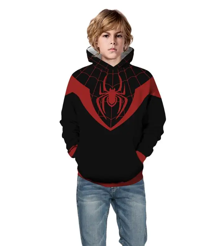 Promotion Jacket The Avengers Spiderman Captain America Iron Man Sweatshirt Autumn Quantum Warfare Hoodies Coats For 4-13y