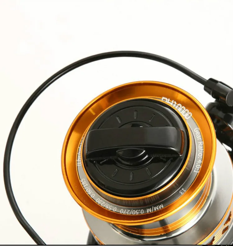 Carretel de Pesca Bobina de Metal Roda de Pesca de Rocha Fiação Rolamento Bolas Série Molinete Barco Roda Distante Pesca 13bb 9000-12000 13 roda de pesca de rocha roda distante pesca