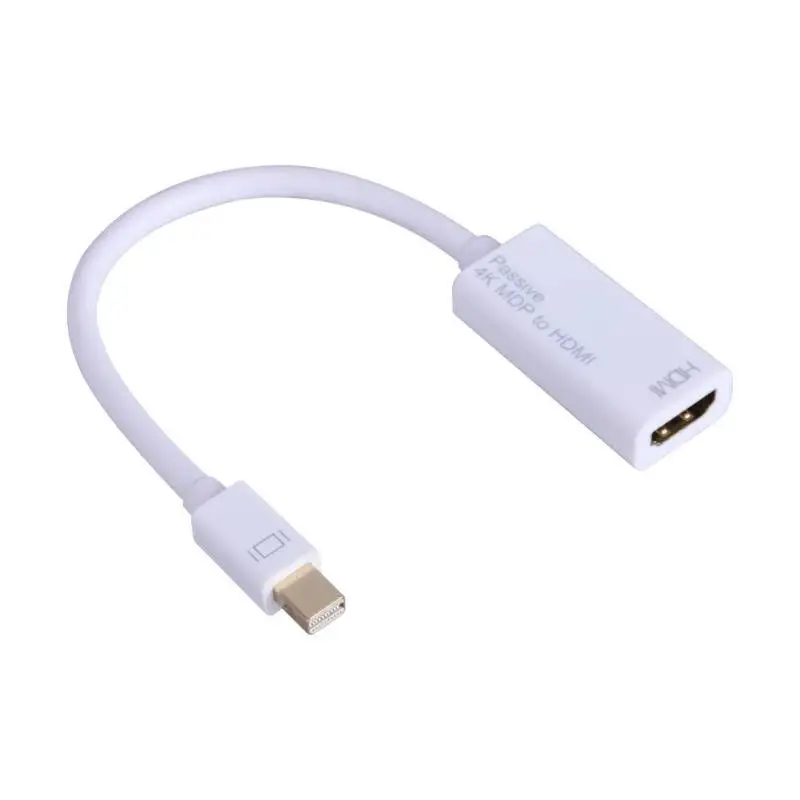 Создание Mini DP к HDMI AV HDTV штекер к гнездовой адаптер для ПК Mac Book Imac 4K Mini Displayport к HDMI адаптер Активный Кабель
