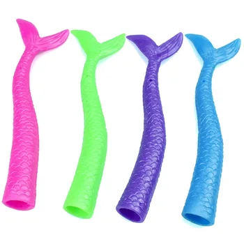 

New environmental friendly TPR plastic Mermaid tail refers to funny toys with story telling props