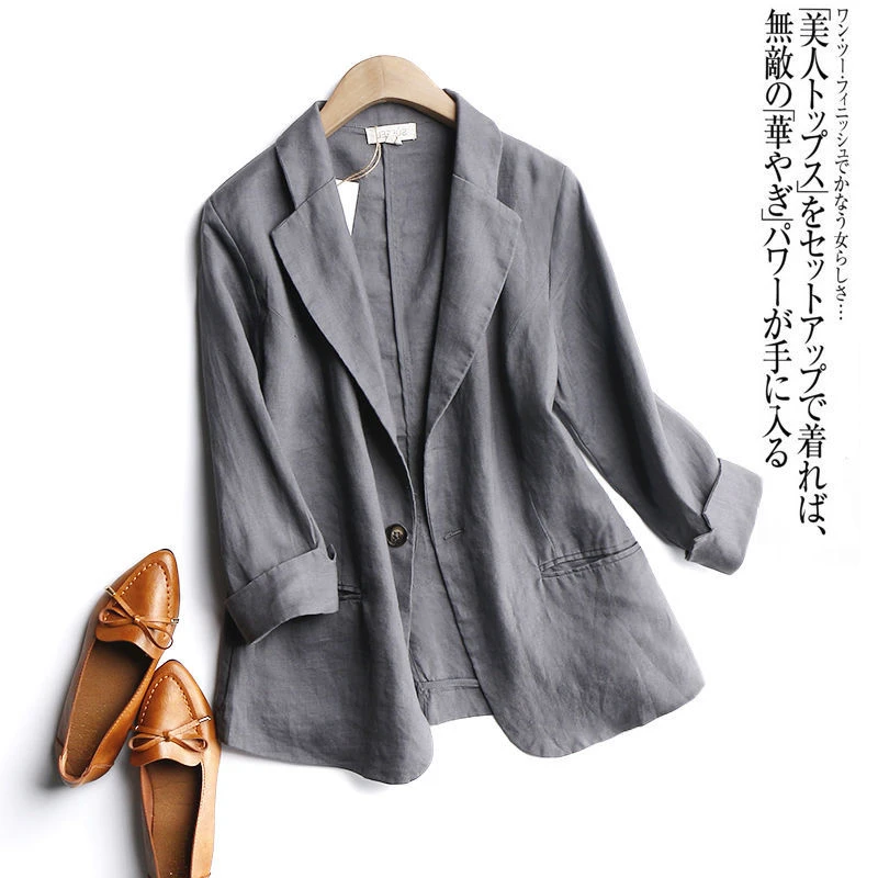 Solid Blezer Femme Coat 