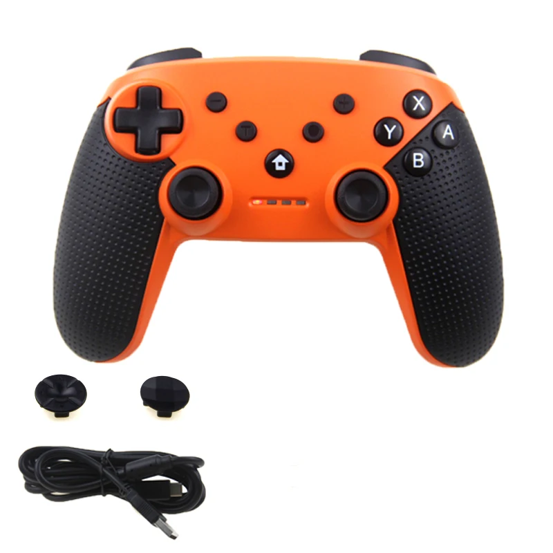 Orange 5028 Беспроводной геймпад Bluetooth Pro пульт дистанционного управления Joypad для Nod переключатель Игровая приставка дропшиппинг - Цвет: Orange 5028