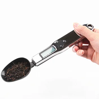 

Digital Measuring Spoons 500g/0.1g Electronic Spoon Weight Volumn Food LCD Display Scale [3]