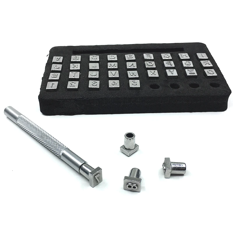 

Iron Seal Stamps Jewelry DIY Making Tool Including Letter A~Z, Number 0~9 Labeling tools