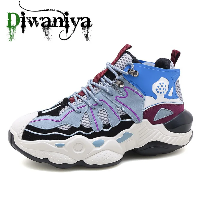 

Street Trend Hip-hop Basketball Shoes Men's Sports Shoes Mixed Color Ultra Boost Outdoor Basketball Sneakers Traning Shoes