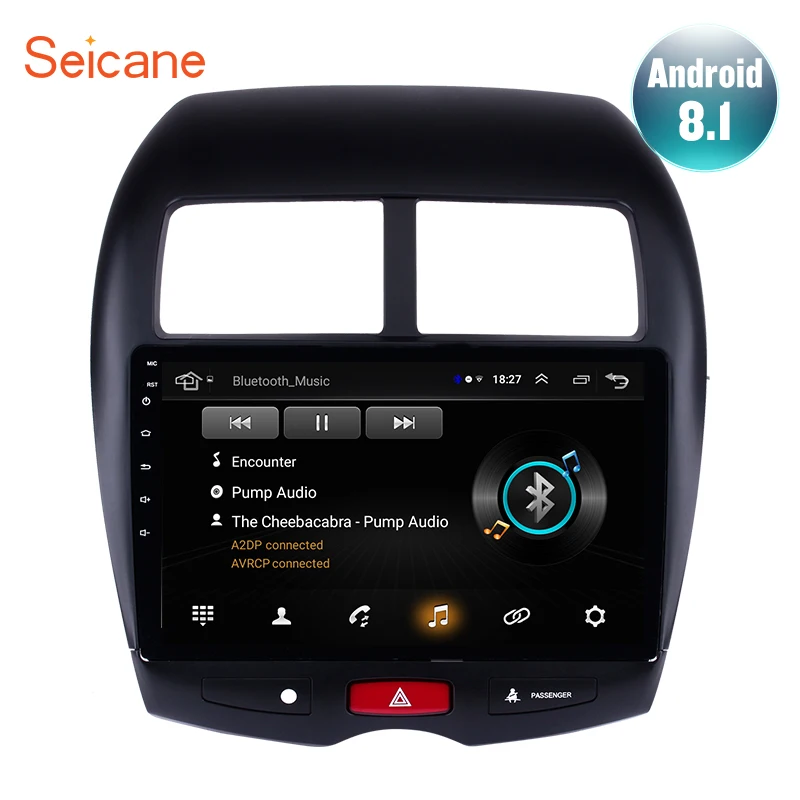 Seicane 10," Android 8,1 для CITROEN C4 2010- Mitsubishi ASX gps 2 Din Автомобильный Радио Аудио плеер Поддержка DVR TPMS DAB