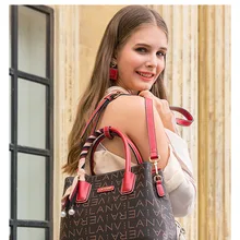 Женская сумка, женская сумка, новинка, Европейская и американская мода, Сумка с принтом, сумка через плечо, сумка для среднего возраста, модная сумка