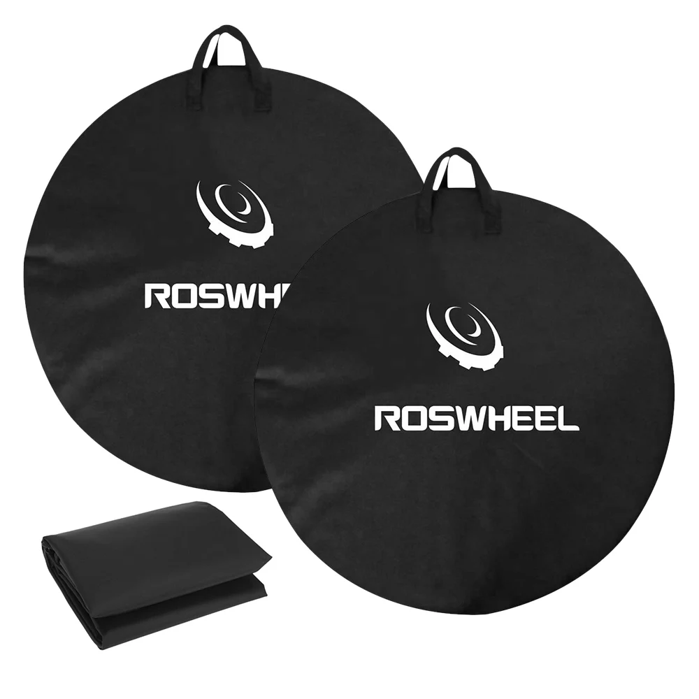 

Bicycle Cycling Road MTB Mountain Bike Single Wheel Bag Carrying Package Pack of 2 Bike Travel Case Transport Bag
